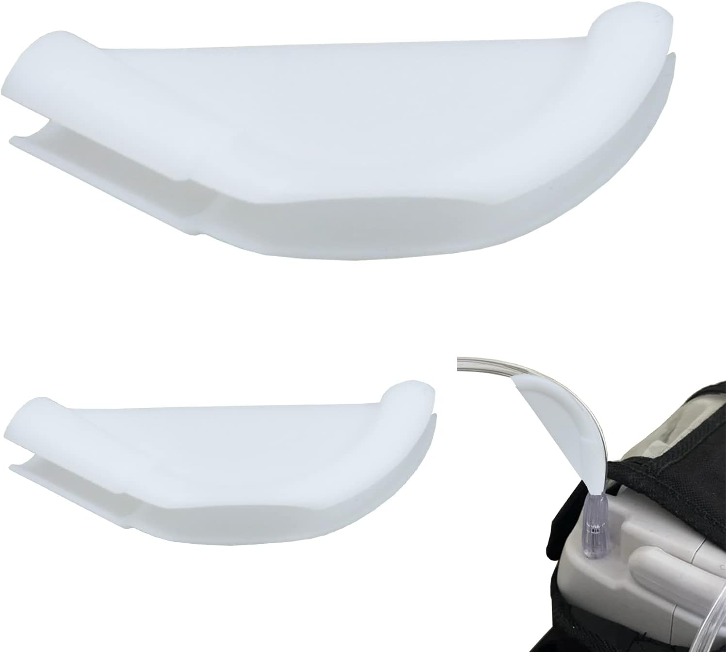 TEYOUYI Oxygen Hose Holder 2pcs White