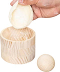 SUNKOX Wooden Dough Presser - Easy Dumpling Maker