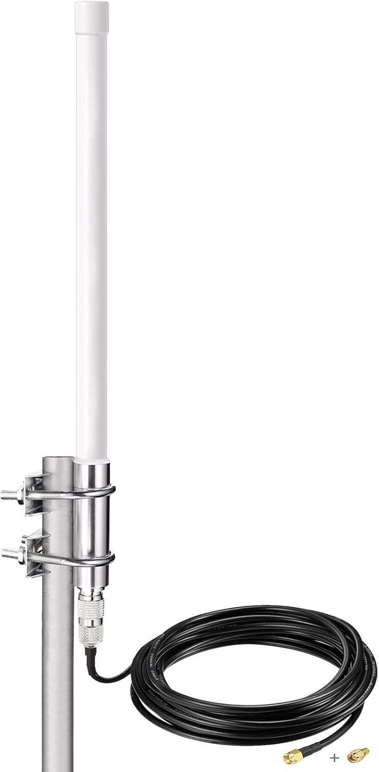 Bingfu Lora Antenna 4dbi with 10ft Cable for Helium Miners