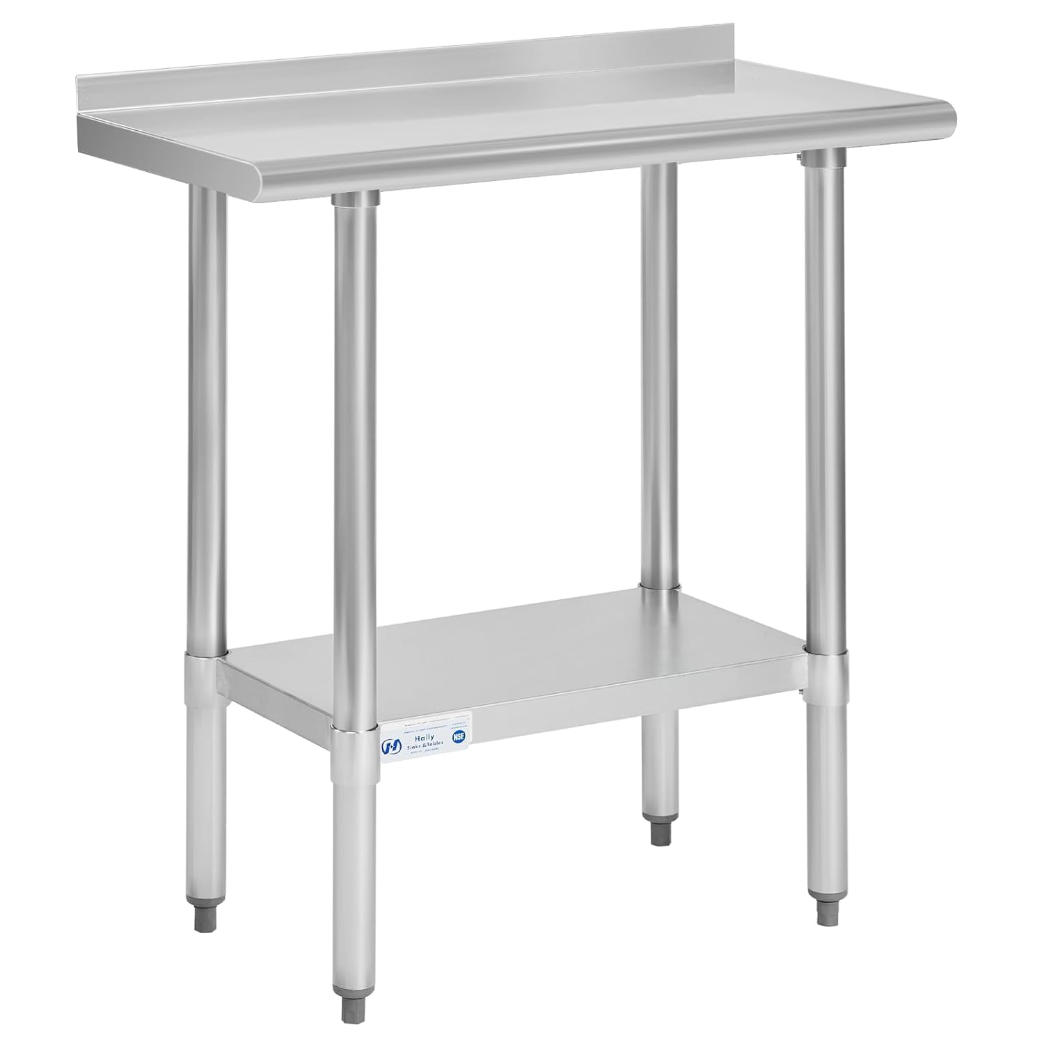 Hally Stainless Steel Table for Prep & Work - Heavy Duty 18x30