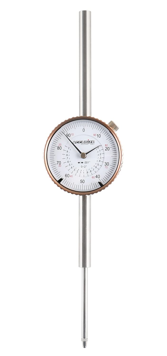 Accusize Industrial Tools 0-2ft' Dial Indicators for Precision