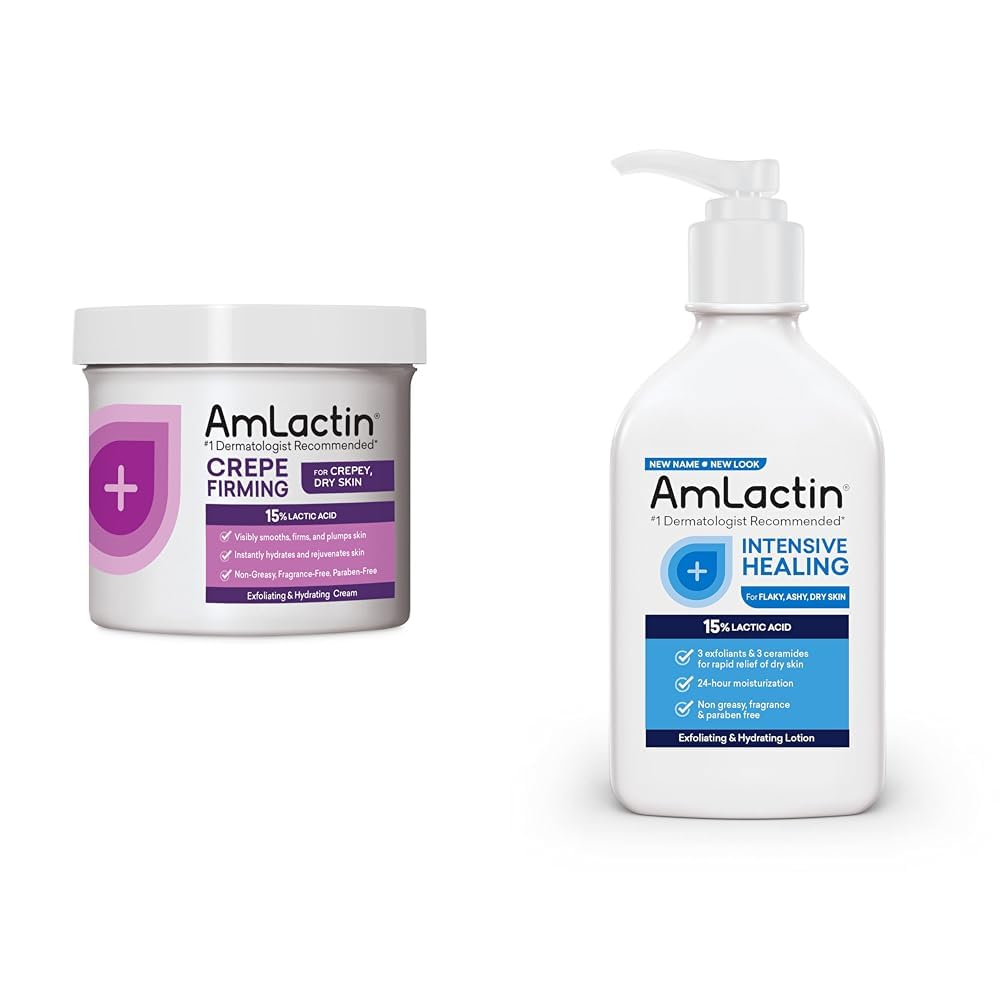 AmLactin Crepe Firming and Intensive Healing Lotion Bundle