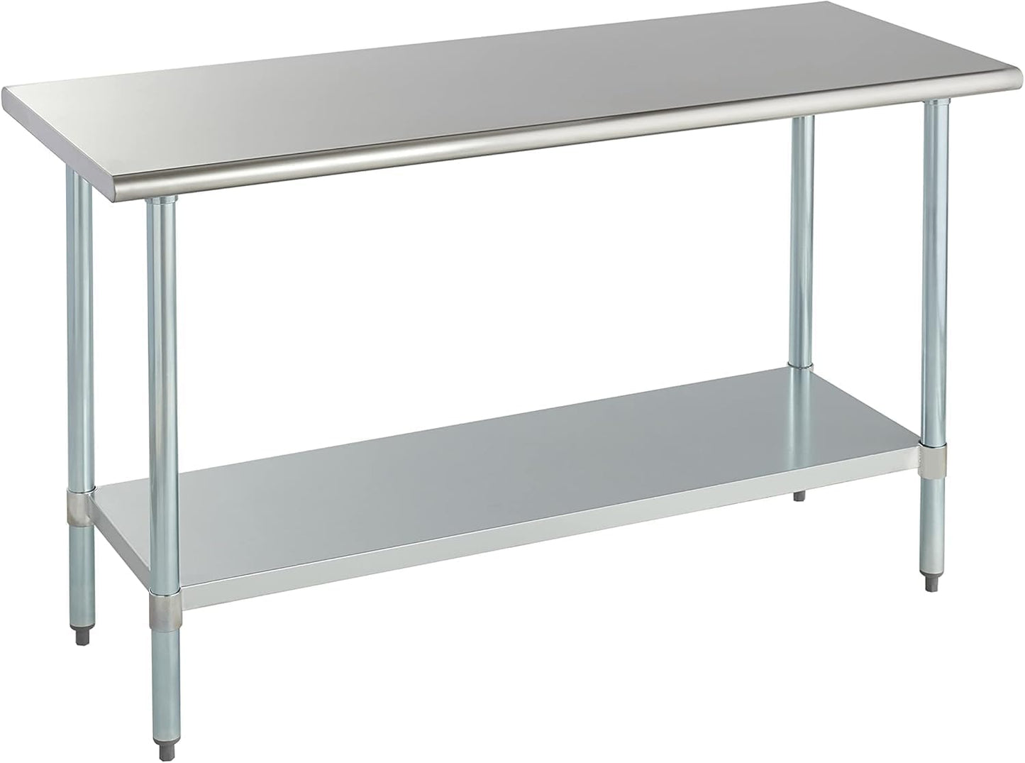 ROCKPOINT Stainless Steel Table for Prep & Work 24x60 Inches