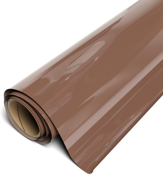Siser EasyWeed Heat Transfer Vinyl - Mocha 11.8x3ft Roll - CPSIA Certified