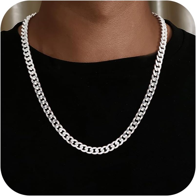 Cuban Link Chains for Men in 925 Sterling Silver - Stylish Gift