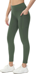 fleece lined leggings high waisted with pockets - winter running