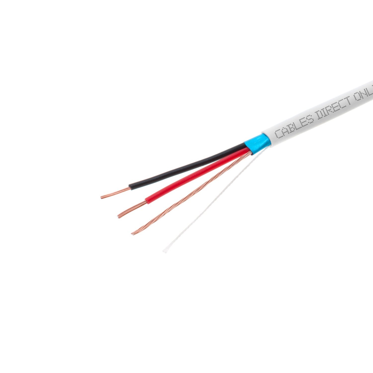 22/2 Shielded Solid Conductor Cable for Security Systems