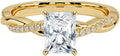 Moissanite Engagement Ring for Women 1-5 Ct - Infinity Design