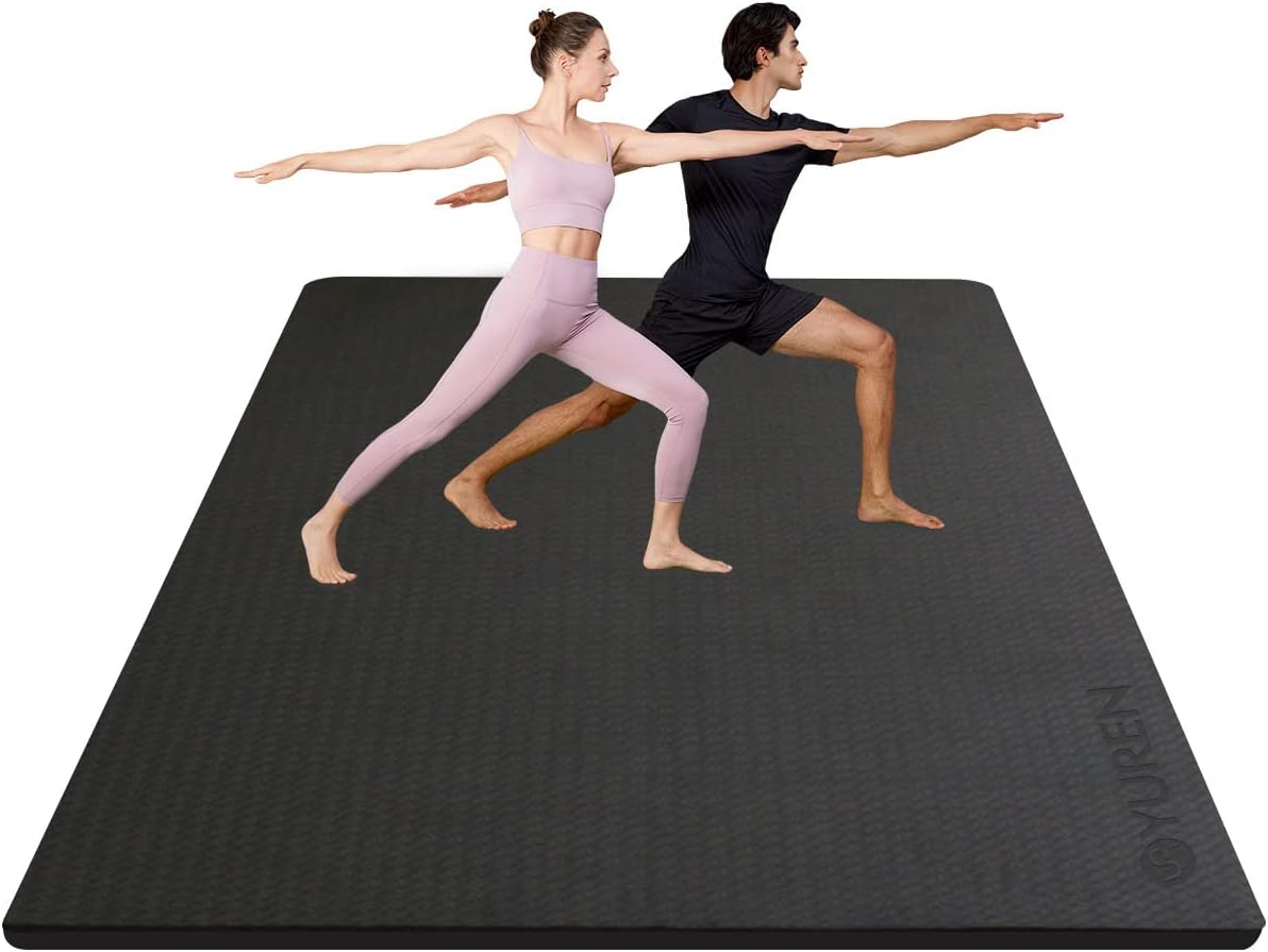 Yoga Mat 6'x4' 15mm Thick: Ultimate Comfort & Grip
