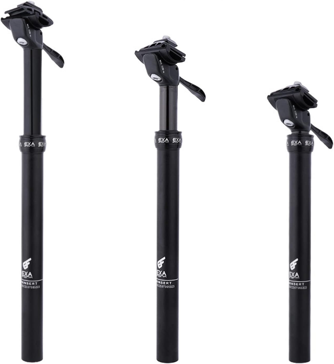 EXA Form Upgraded Cable-Less Hydraulic Dropper Seatpost for MTB