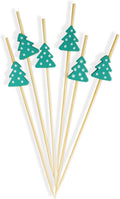 Christmas Tree Cocktail Picks - Festive Food Skewers!