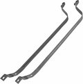 TRQ Fuel Tank Strap Black Compatible with 1967-1969 Chevrolet Camaro