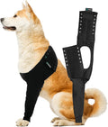 Suitical Recovery Sleeve Dog XX-Large Black - Front Leg Healing Aid