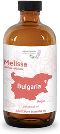 Melissa Essential Oil - Bulgarian Steam Distilled, 8oz