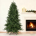 6ft Artificial Christmas Tree Unlit Green PE/PVC - Realistic Full