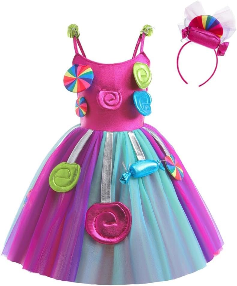 Dressy Daisy Little Girls Candy Costume Fancy Dress for Parties