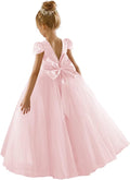 Charming Lace Cap Sleeve Dress for Flower Girls by JISISANG