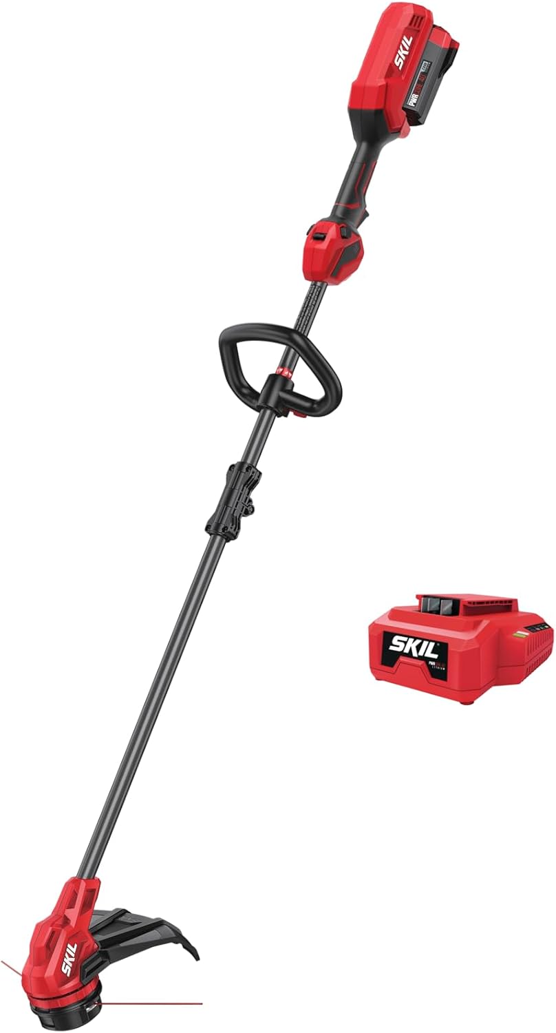SKIL 40V 14 in. String Trimmer Kit with Twist Load for Easy Use