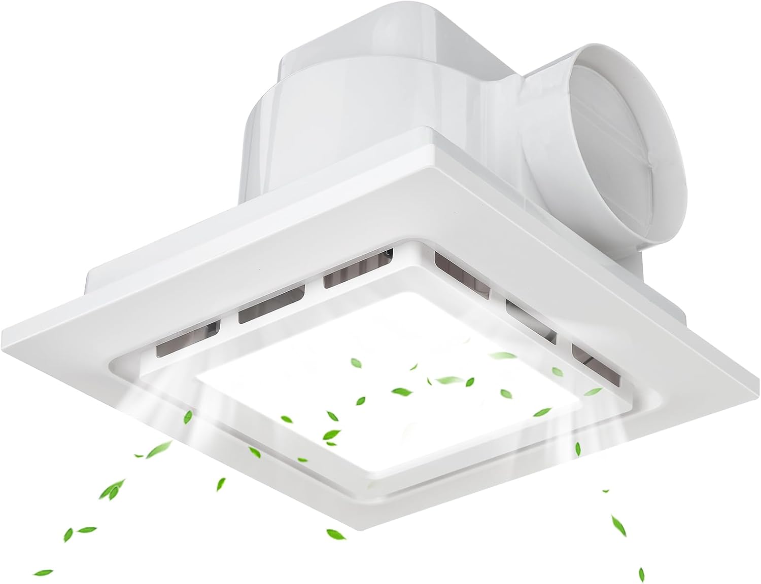 Bathroom Exhaust Fan with Light 12x12 IN Panel for Home Use