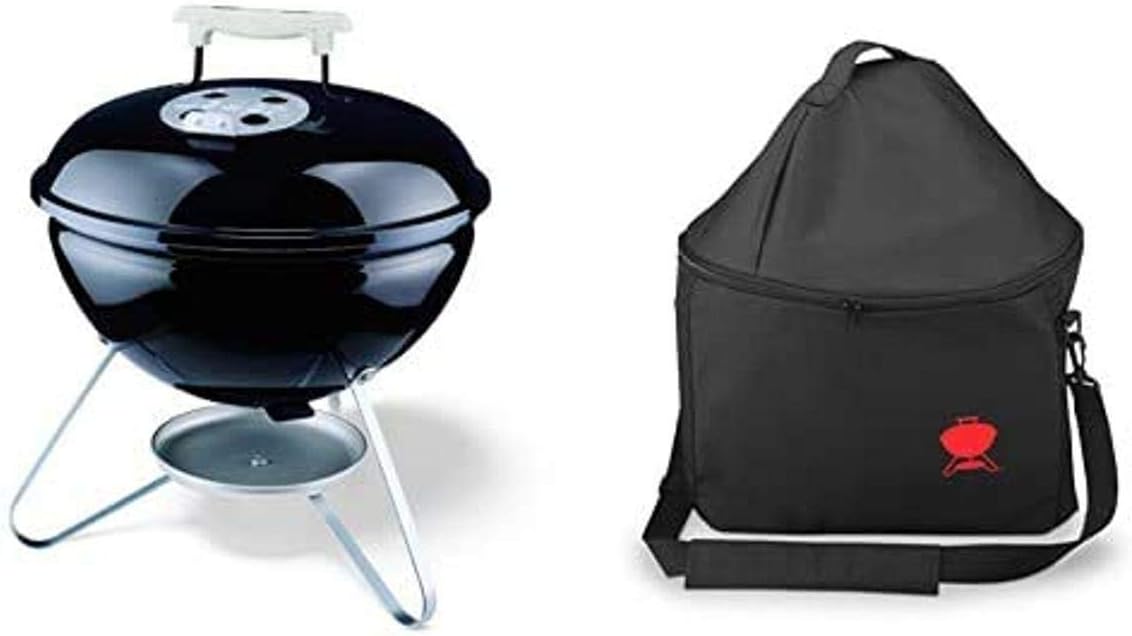 Weber Smokey Joe Portable Grill with Cover for Easy Grilling