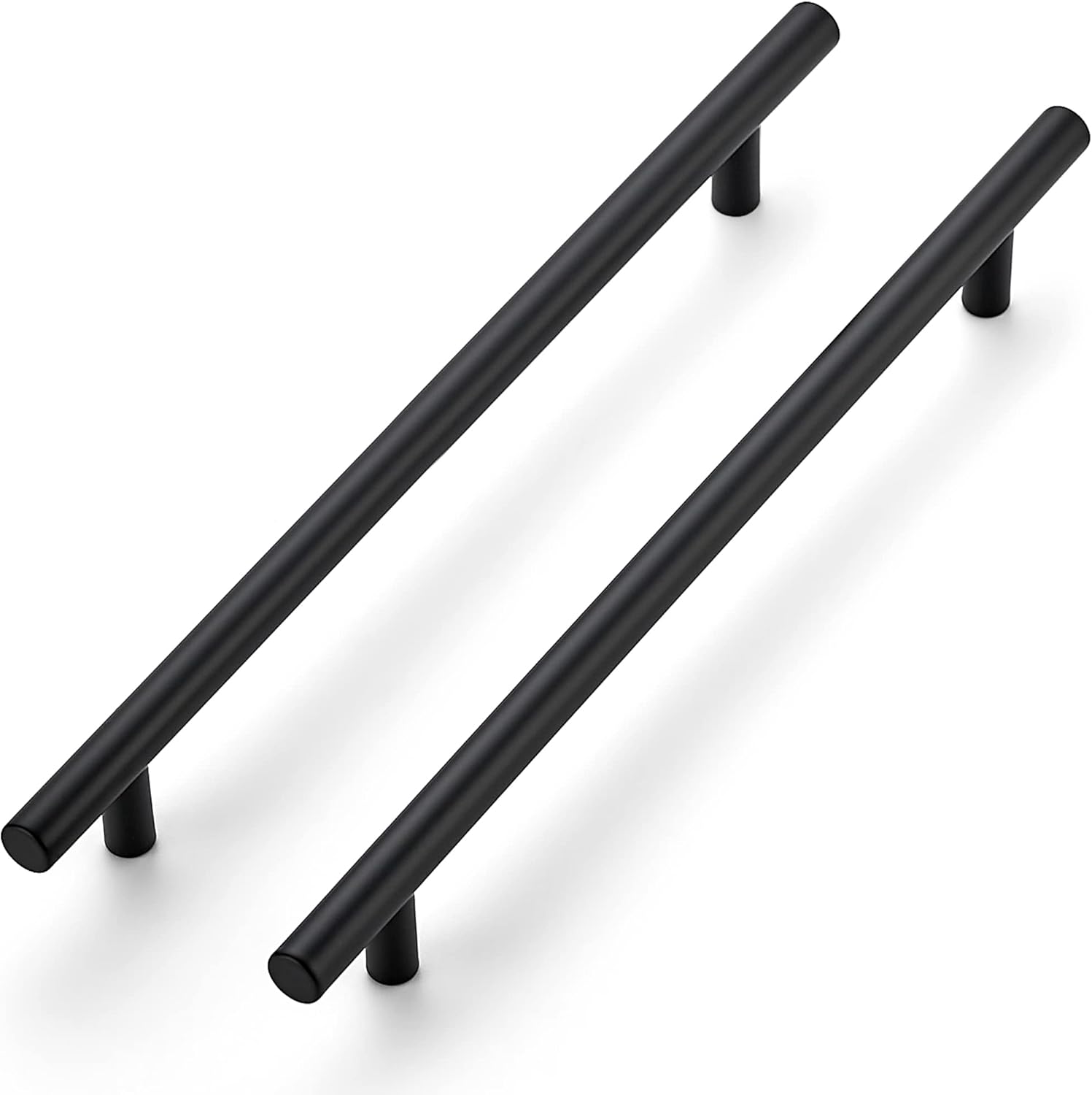 Ravinte 18 Pack Matte Black Stainless Steel Cabinet Handles
