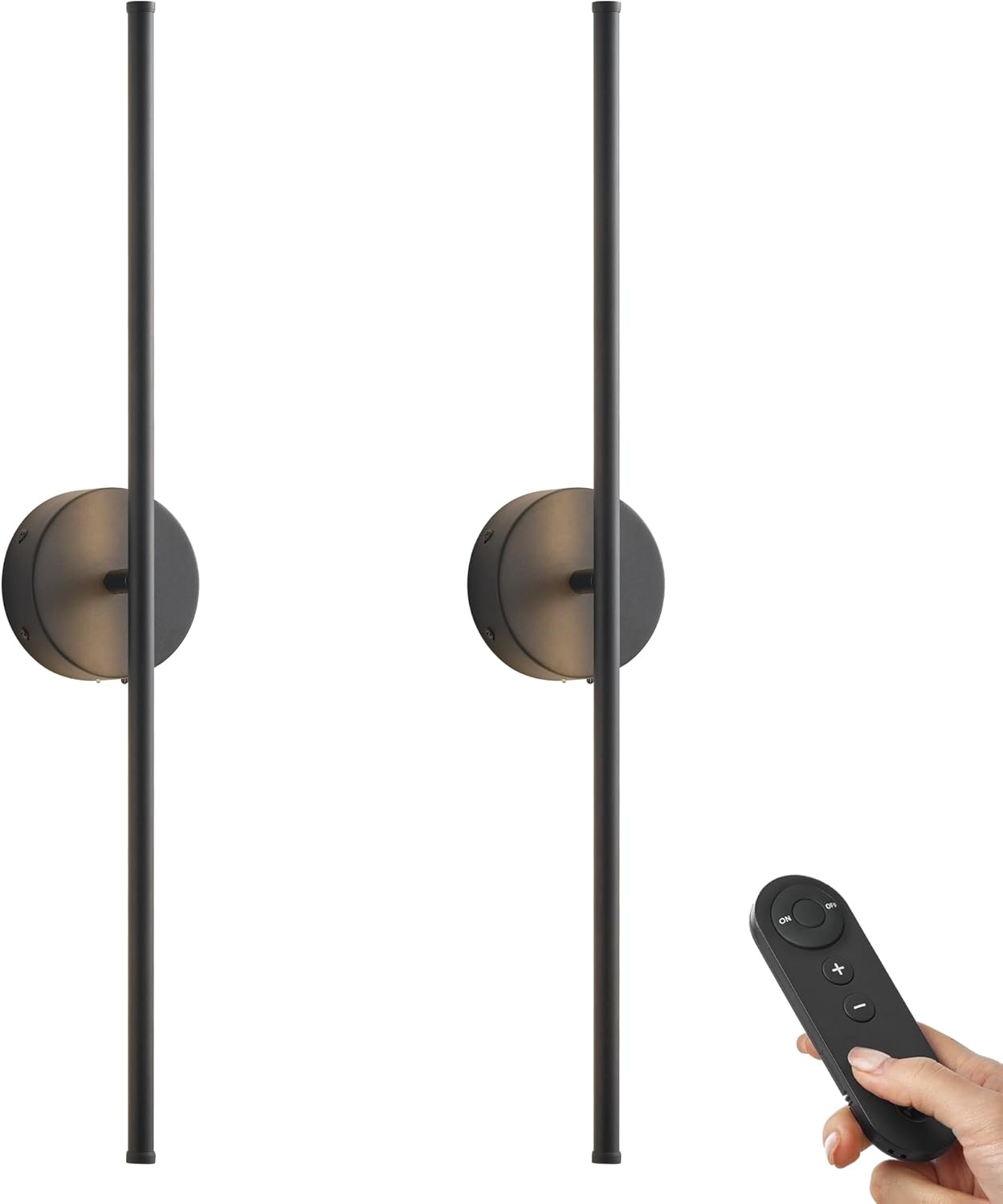 Battery Operated Wall Sconces with Remote Control for Home