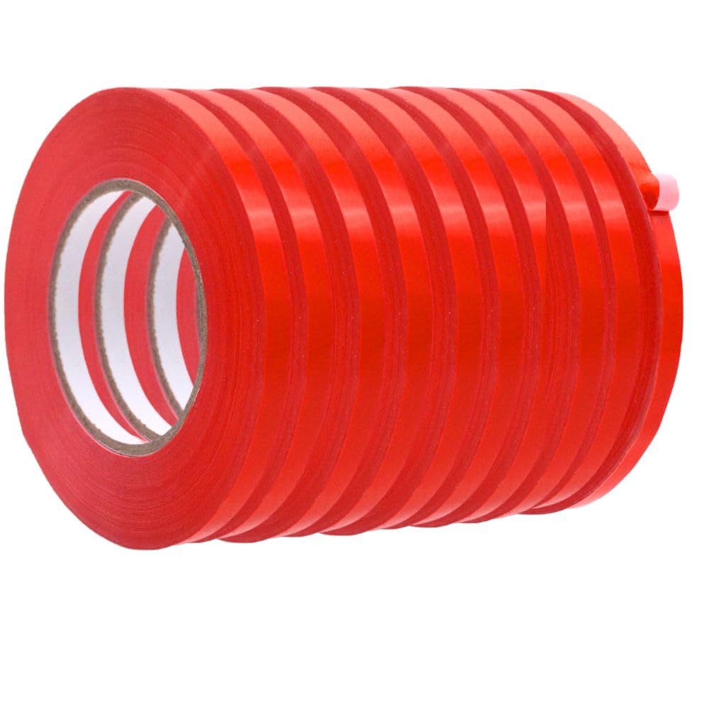 WOD Red Produce Poly Bag Sealing Tape for Packaging Needs