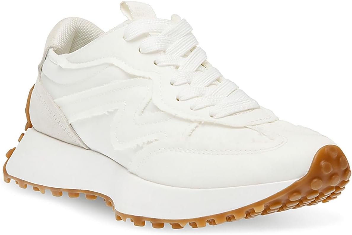 Steve Madden Womens Campo Sneakers with Stylish Panel Design