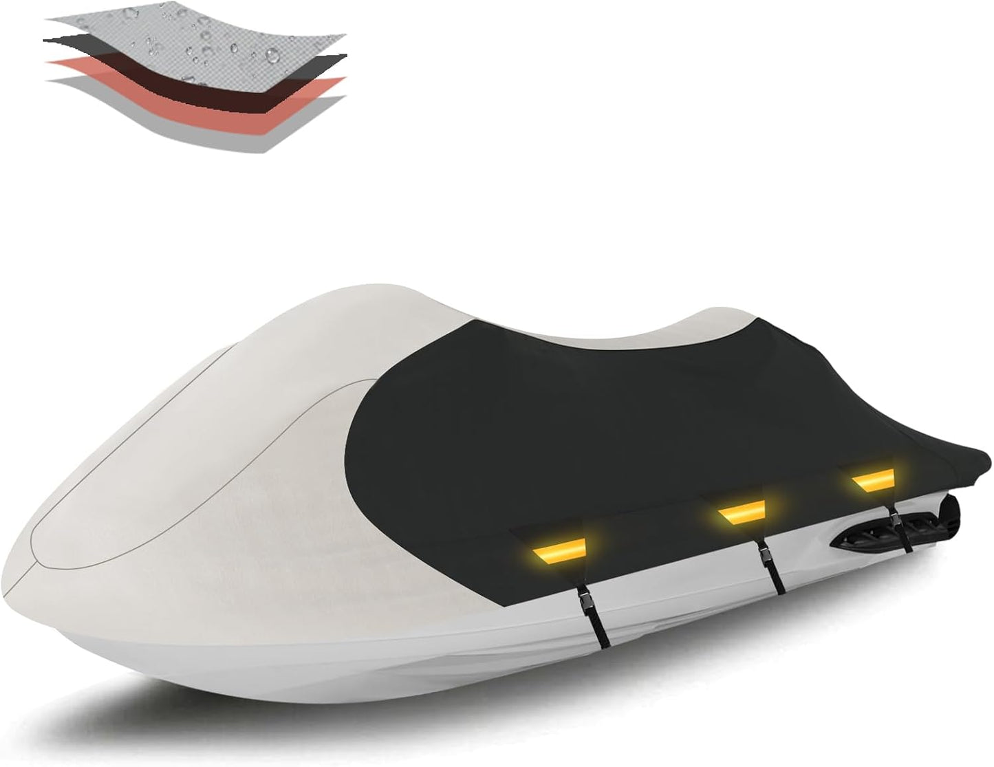 Solim Trailerable Jet Ski Cover: Heavy Duty Waterproof Protection