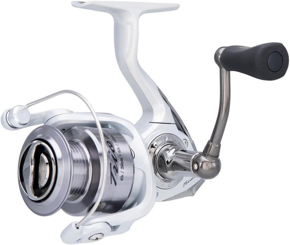 Pflueger Trion Size 20 Spinning Reel: Corrosion-Resistant Graphite Body, Smooth Front Drag