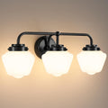 Bathroom Vanity Light Fixtures 3-Light Black Vanity Lights - Soft