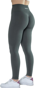 Workout Leggings for Women Seamless Scrunch Tights - Tummy Control