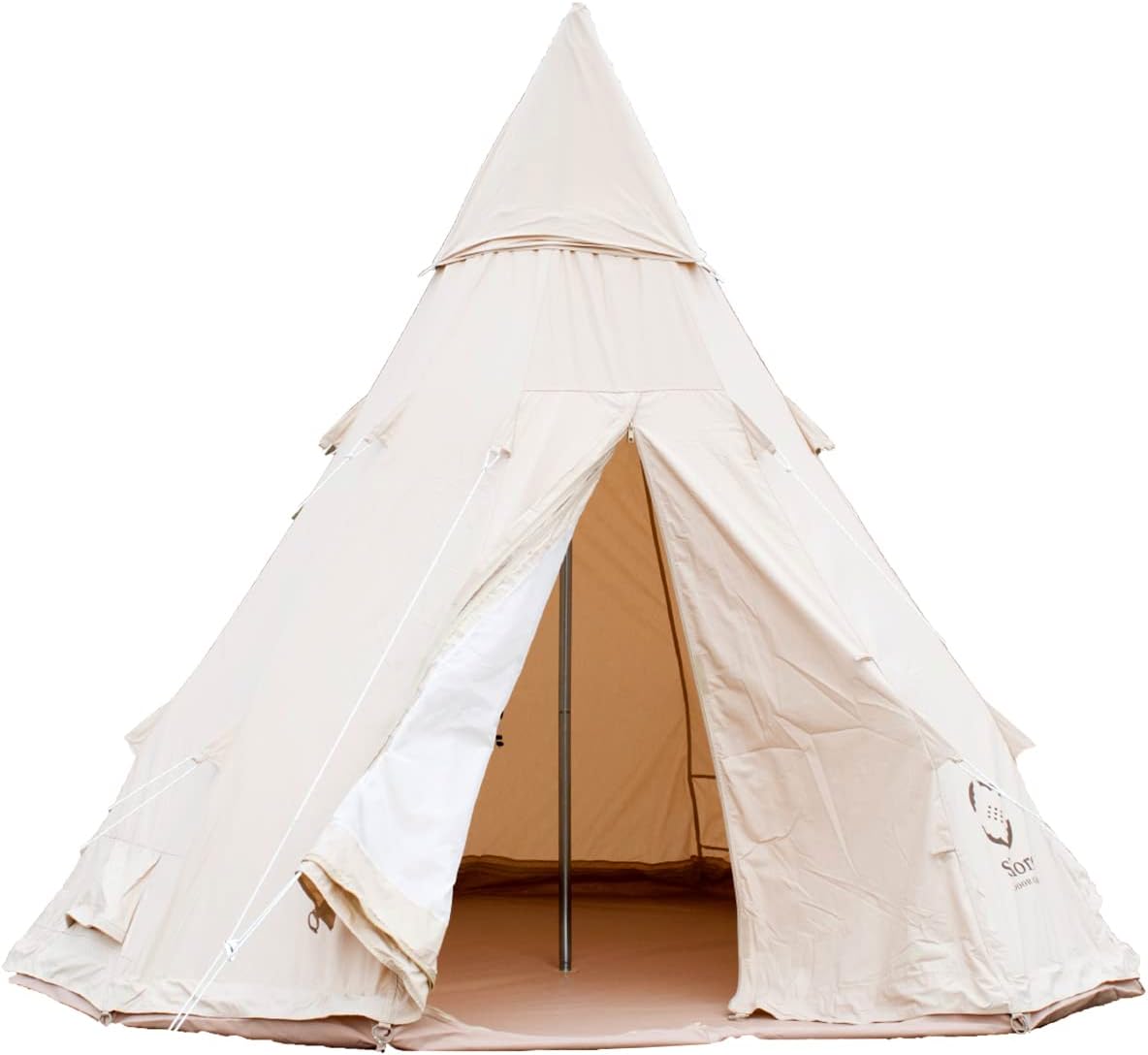 4 Season Water Resistant Hot Tent for Family Camping