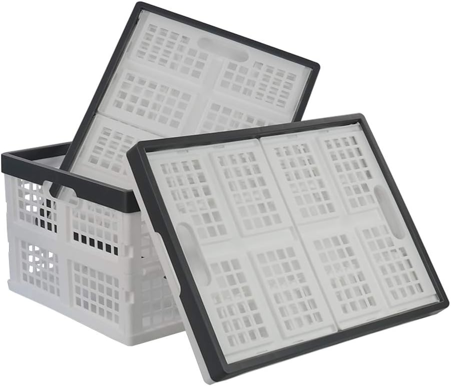 Teyyvn 3-Pack 30 L Plastic Stackable Storage Crates Review
