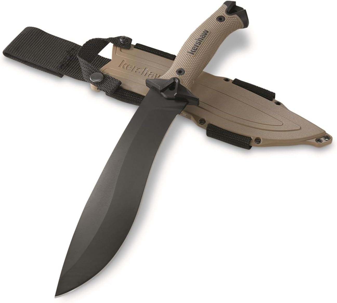 Kershaw Camp 10 Tan Machete - Durable Outdoor Survival Tool