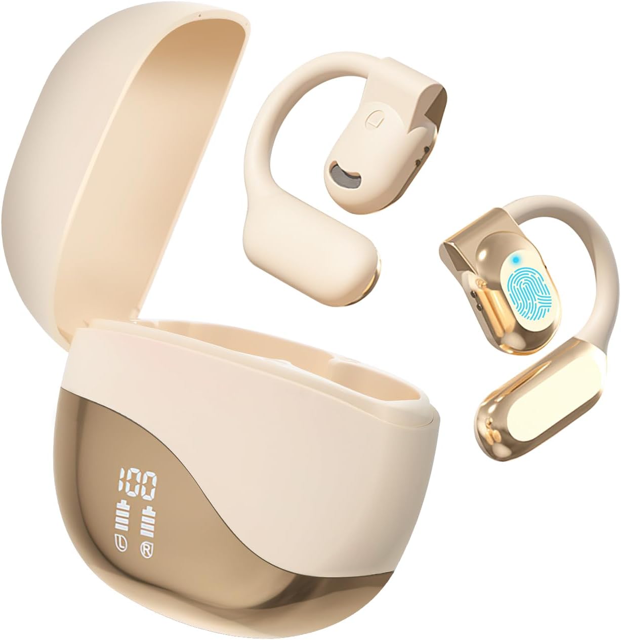 Ai Translating Earbuds - 144 Languages, Gold