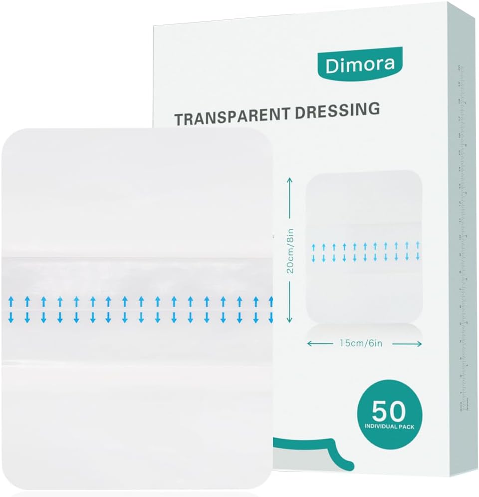 Dimora Waterproof Transparent Film Dressing for Wound Care
