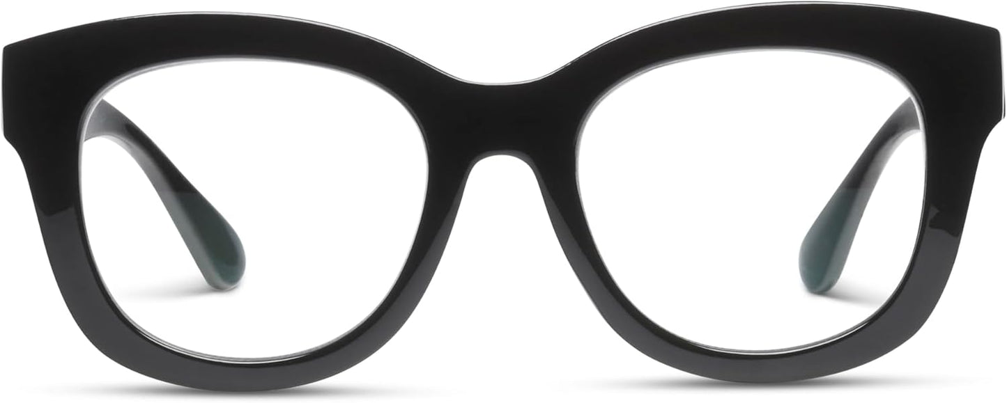 Peepers Center Stage Progressive Square Oversized Reading Glasses