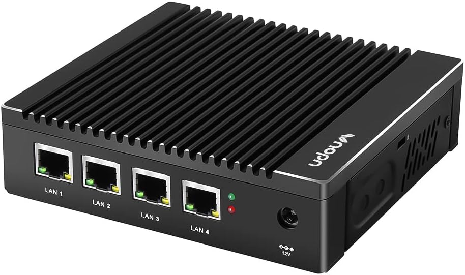 Fanless Micro Firewall Appliance with Intel J4125 Quad Core