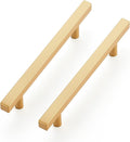 Brass 5 in Hole Center Champagne Gold Cabinet Handles - 20 Pack