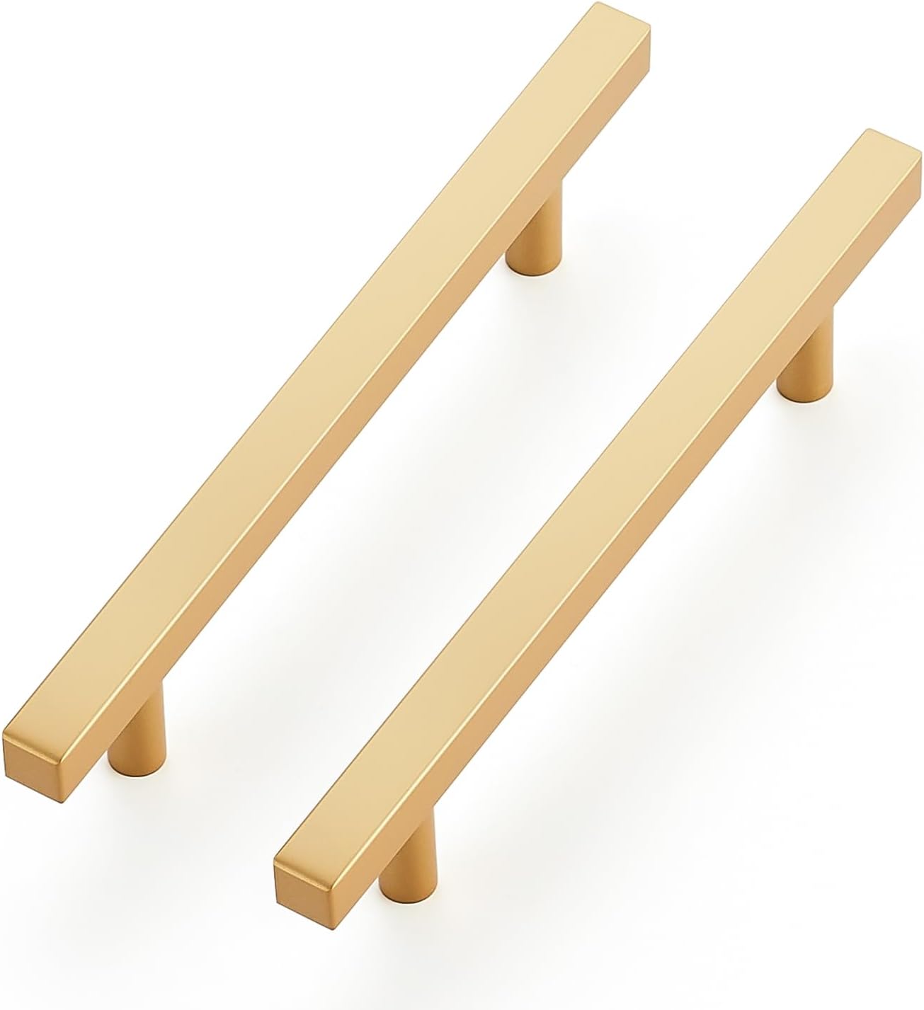 Ravinte 20 Pack Brass 5 Inch Hole Center Champagne Gold Handles
