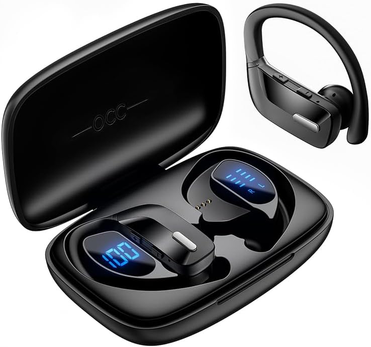 Sport Wireless Earbuds with 80hrs Playtime and Deep Bass