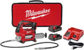 Milwaukee M18 2-Spd Grease Gun Kit W 2 Compact Batteries - Durable