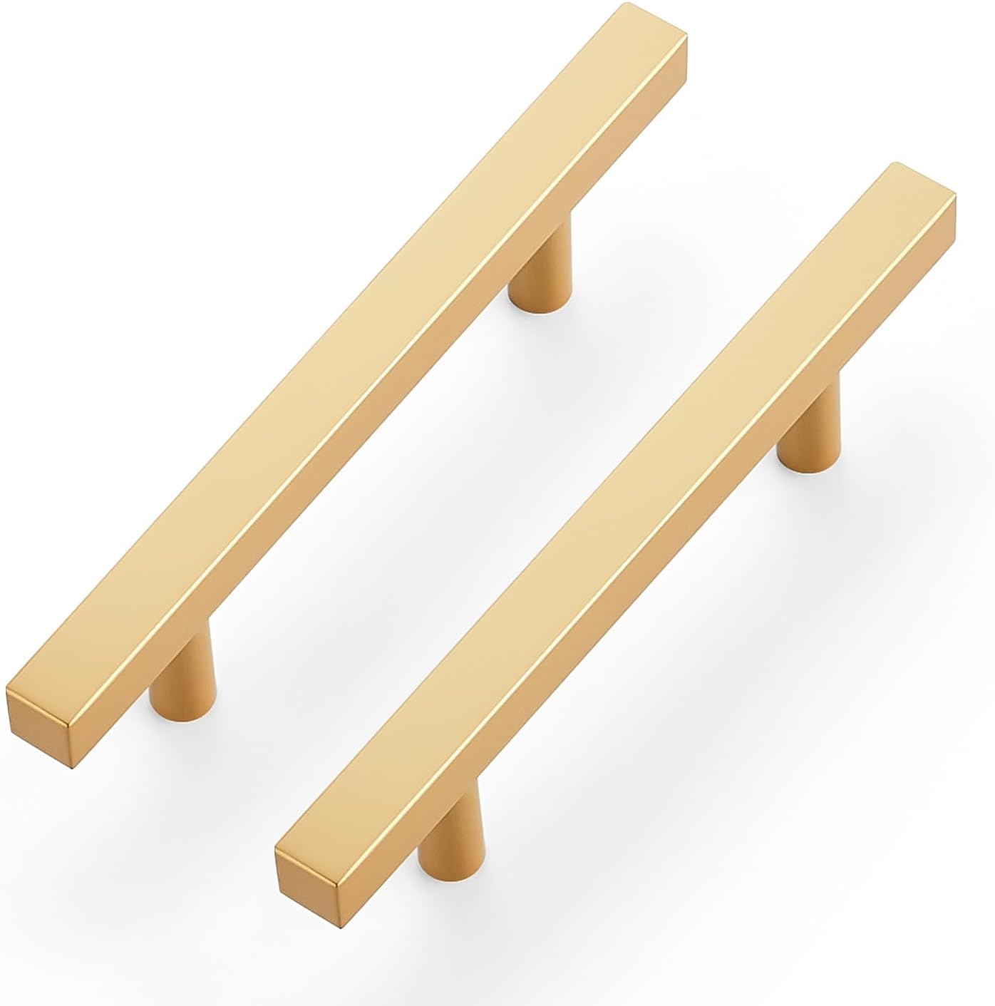 Ravinte 20 Pack Brass 3-1/2 Inch Hole Center Handles for Cabinets