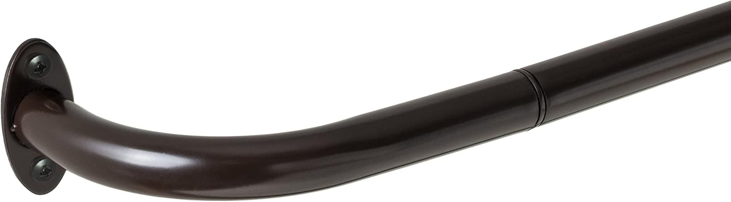 Decopolitan Oil Rubbed Bronze Bay Window Rod Set