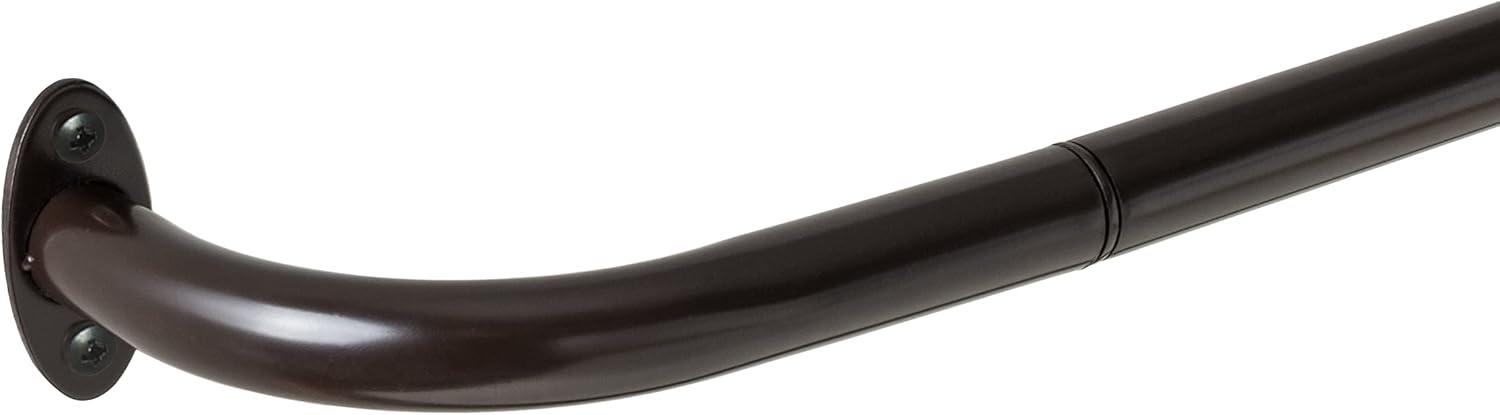 Decopolitan Oil Rubbed Bronze Bay Window Rod Set