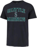 Seattle Mariners Men's Team Color Primary Logo Cotton T-Shirt