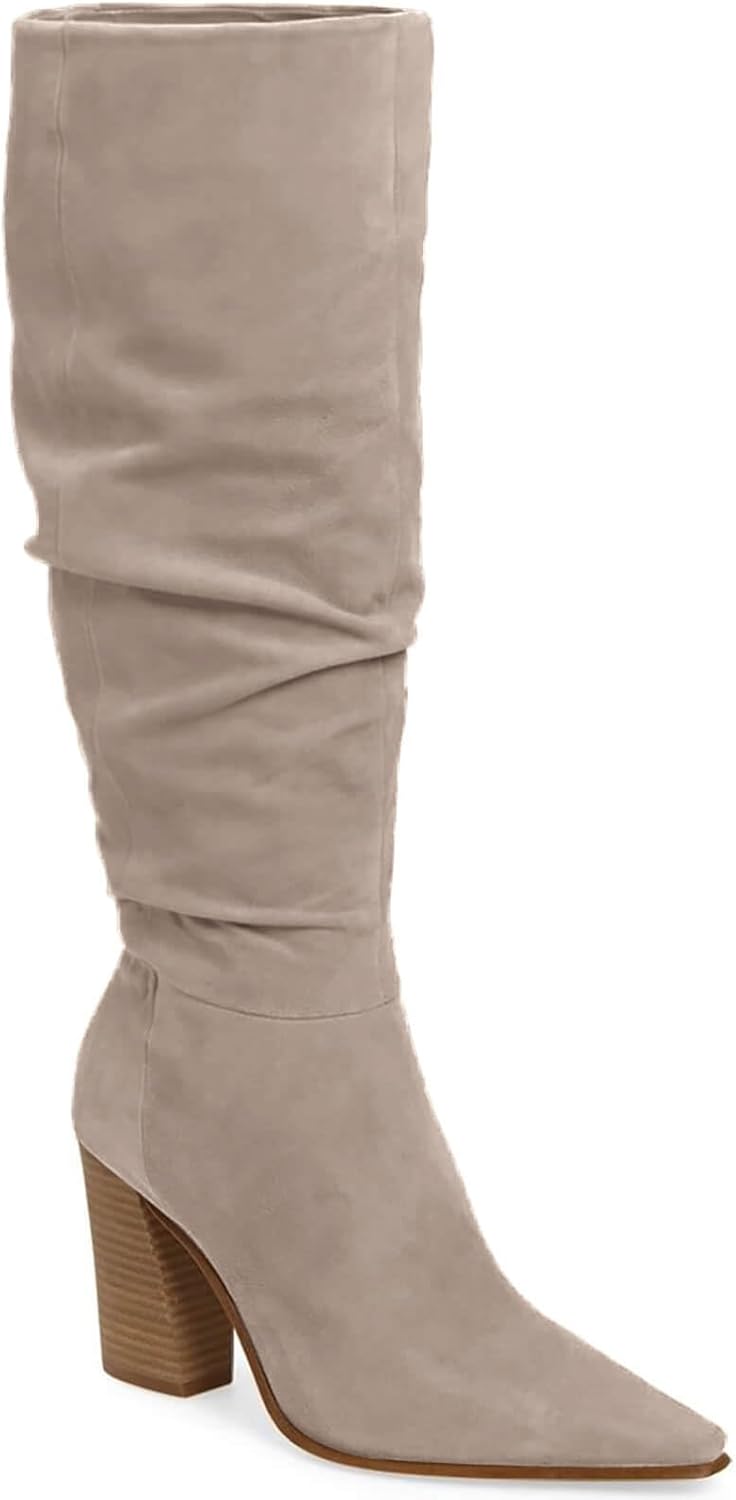 Stylish Faux Suede Knee High Boots for Every Occasion