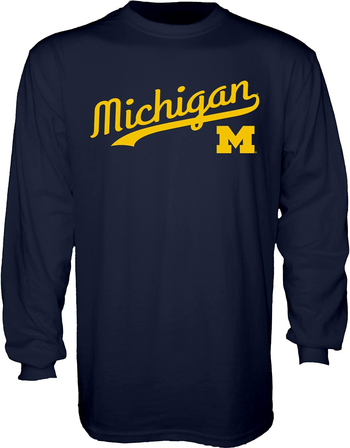 Michigan Wolverines Men's Long Sleeve T-Shirt for Fans