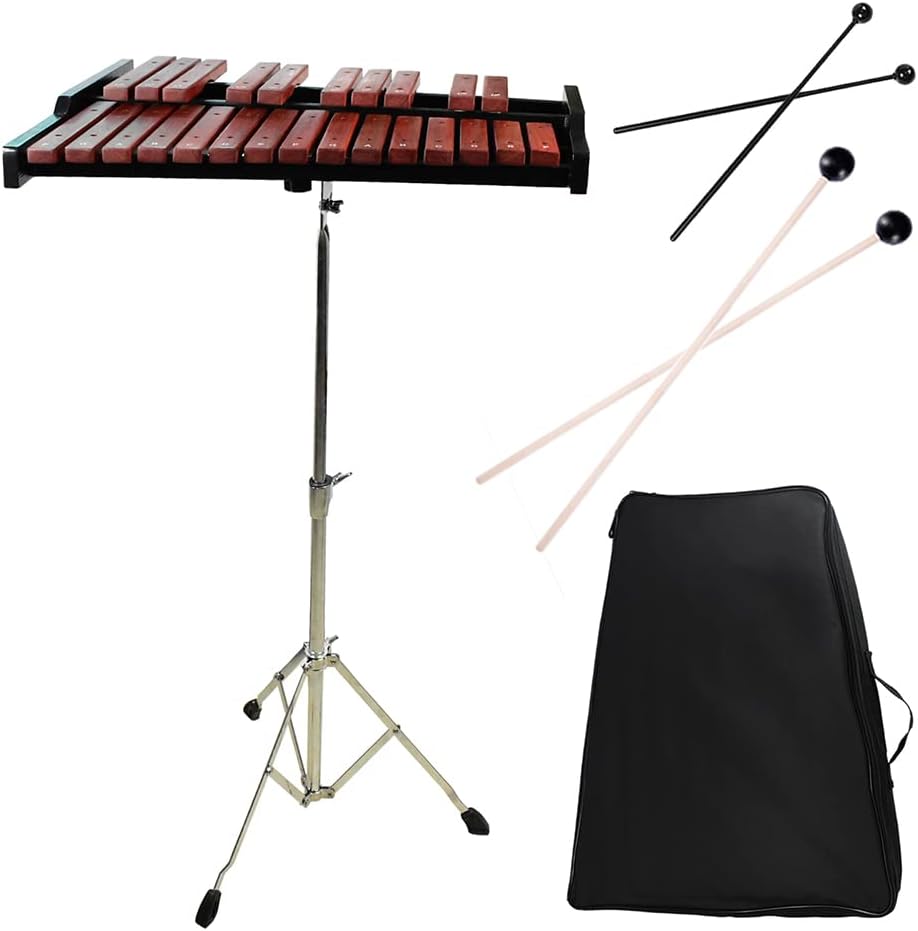 25 Note Wooden Xylophone with Mallet for Music Education